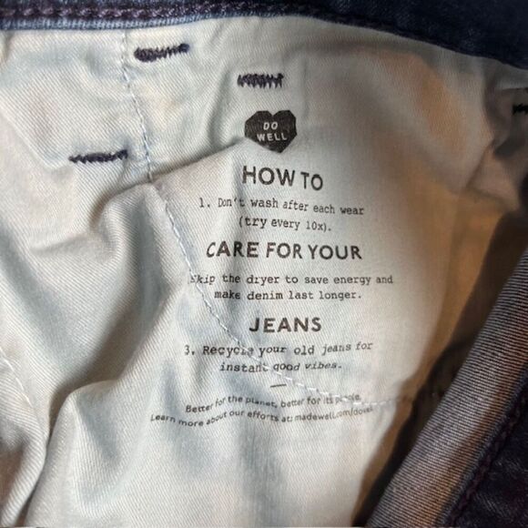 Madewell Women's Roadtripper Stovepipe Stretch Jeans Medium Wash Size 26 Tall - Picture 7 of 10